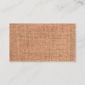 Carte De Placement Rustique Burlap & Lace Mariage campagnard Place Ca (Dos)