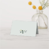 Carte De Placement Rustique Eucalyptus Greenery Carte Mariage Place (Dos)