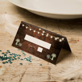 Carte De Placement Rustique Grange bois Mason Jar String Mariage