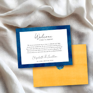 Carte De Placement Sac Panier Cadeau de Bienvenue Mariage Hydrangeas