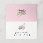 Carte De Placement Safari Bébé Animaux Camion 1er anniversaire Fête N (Extérieur déplié)