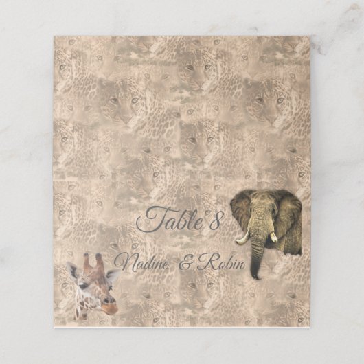 Carte De Placement Safari extérieur (Extérieur déplié)