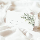 Carte De Placement Sage Green Botanical Elegant Wedding Place Cards