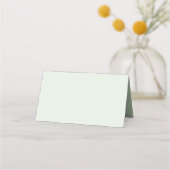 Carte De Placement Sage Green White Rose Wedding (Dos)