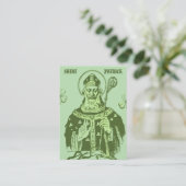 Carte De Placement Saint Patrick Prayer Card – Catholic Devotional (Debout devant)