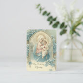 Carte De Placement Sainte Vierge Marie Jésus-Matin Offrant la prière (Debout devant)