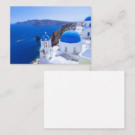 Carte De Placement Santorin (Devant / Derrière)
