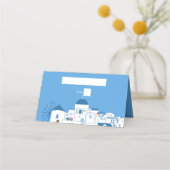 Carte De Placement Santorin Destination Mariage de l'île grecque (Devant)
