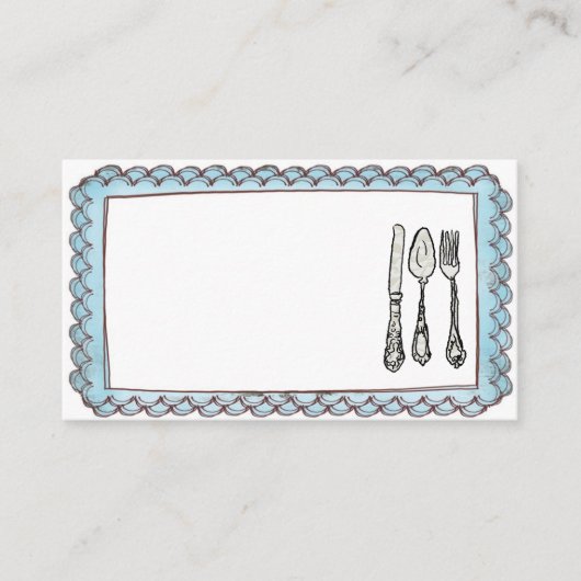 Carte De Placement Scallop PlaceCards....................... (Devant)
