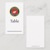 Carte De Placement Sceau du Corps des Marines - plat (Devant / Derrière)