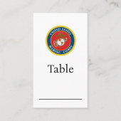 Carte De Placement Sceau du Corps des Marines - plat (Devant)