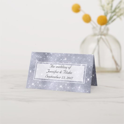 Carte De Placement Séquins Platine Flashy Regarder Toutes Les Occasio (Dos)