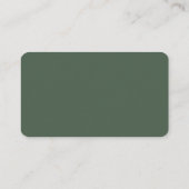 Carte De Placement Serene Green Stripes (Dos)
