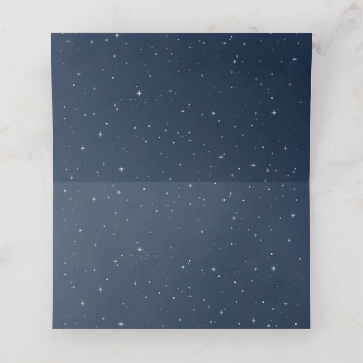 Carte De Placement Siège Baby shower Elephant Rose et Marine (Intérieur déplié)