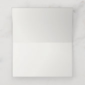 Carte De Placement Siège de mariage romantique en ivoire (Intérieur déplié)