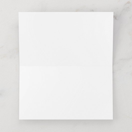 Carte De Placement Siège de table Mariage Rustique Buffalo Red Plaid (Intérieur déplié)