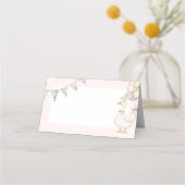 Carte De Placement Silencieux Goose Rose floral fête d'anniversaire N (Devant)