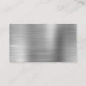 Carte De Placement Silver Metallmer Foil Blank (Dos)