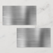 Carte De Placement Silver Metallmer Foil Blank (Devant / Derrière)