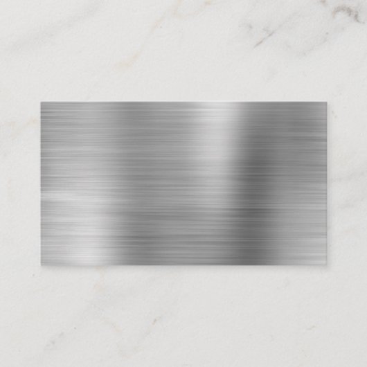 Carte De Placement Silver Metallmer Foil Blank (Devant)