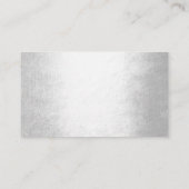 Carte De Placement Silver Minimalisme Mariage Escort Place Pack (Dos)