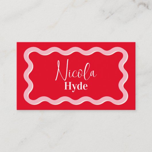 Carte de placement simple (Devant)