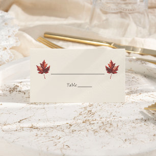 Carte De Placement Simple Mariage à feutre de chute minimale