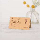 Carte De Placement Simple Minimalist Modern Wedding Photo  (Devant)