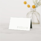 Carte De Placement Simply Chic Mariage Table Pearl ID1046 (Dos)