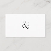 Carte De Placement Site Web de typographie minimaliste vert Insérer u (Dos)