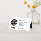 Carte De Placement Snowmen mignon avec carte cadeau SIGNE EN BOIS (Dos)