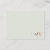 Carte De Placement Soft Sage Botanical Wedding Place Cards (Dos)
