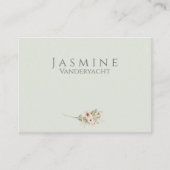 Carte De Placement Soft Sage Botanical Wedding Place Cards (Devant)
