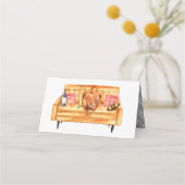 Carte De Placement Soirée d'Action de grâce (Dos)