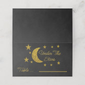 Carte De Placement Sous les étoiles Anniversaire (Extérieur déplié)