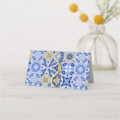 Carte De Placement Spritz Méditerranéen Mariage Table Set de Table (Dos)