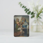 Carte De Placement St. Cecilia Patron Musiciens Prière catholique (Debout devant)