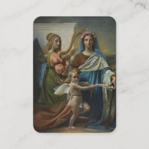 Carte De Placement St. Cecilia Patron Musiciens Prière catholique