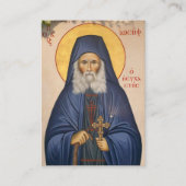 Carte De Placement St. Joseph the Hesychast Orthodox Prayer Card      (Devant)