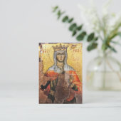 Carte De Placement St. Kyriaki of Nicomedia Orthodox Prayer Card      (Debout devant)