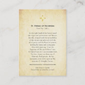 Carte De Placement St. Kyriaki of Nicomedia Orthodox Prayer Card      (Dos)