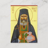 Carte De Placement St. Philoumenos the New Hieromartyr Prayer Card (Devant)