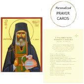 Carte De Placement St. Philoumenos the New Hieromartyr Prayer Card