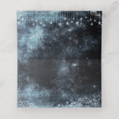 Carte De Placement Star Struck Aquarelle Galaxy Mariage Numéro de tab (Intérieur déplié)