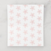 Carte De Placement Starfish mer vagues corail plage de corail (Intérieur déplié)