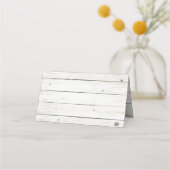 Carte De Placement Starfish Whitewashed Wood Beach Wedding Collection (Dos)