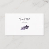 Carte De Placement Sumie de fleur de prune (Dos)