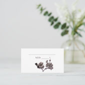 Carte De Placement Sumie de fleur de prune (Debout devant)