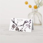 Carte De Placement Sumie de fleur de prune (Dos)