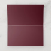 Carte De Placement Sunflowers Bourgogne Mariage Carte Place (Intérieur déplié)